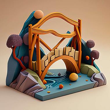 3D модель Гра Poly Bridge (STL)